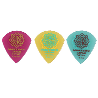 MASTER 8 JAPAN ギター ピック JAZZ III XL 0.88mm 1.0mm 1.2mm ジャズタイプ 9種各1枚計