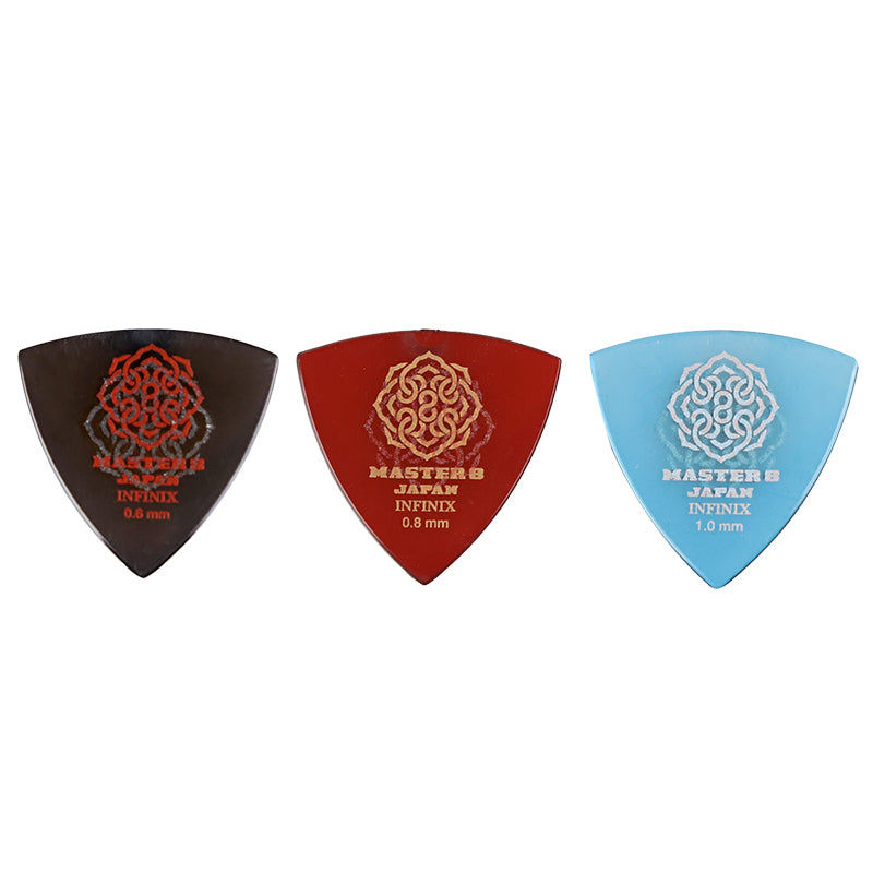 MASTER 8 JAPAN トライアングル ギター ピック IFS/IFHPR/IFUシリーズ 9枚セット お試しセット