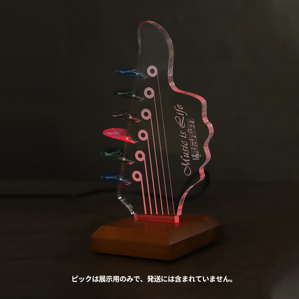 KIZAI キザイ QC052-◯◯ ギターピック収納スタンド 美観と耐久性を兼ね備えた