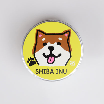 Daiking ギター ピックケース 柴犬 日本製 缶ケース