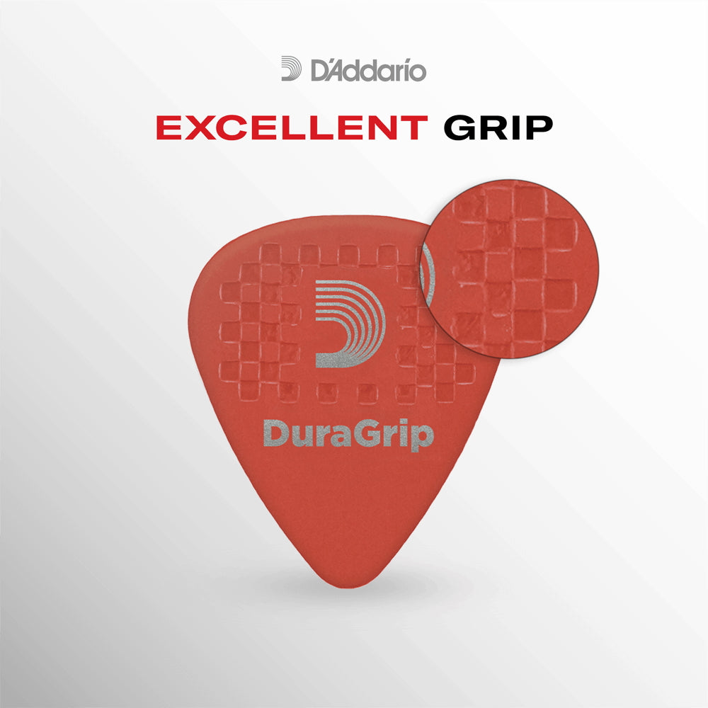 D'Addario DuraGrip ピック ティアドロップ 1枚入り