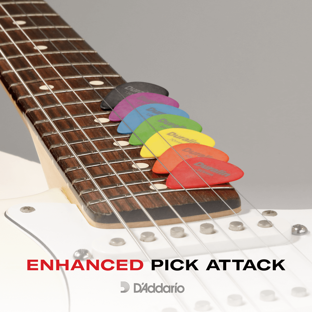 D'Addario DuraGrip ピック ティアドロップ 3枚入り