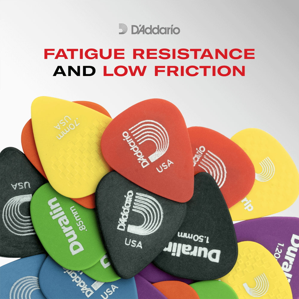D'Addario DuraGrip ピック ティアドロップ 1枚入り