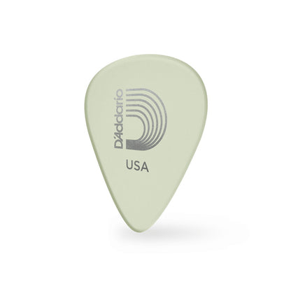 D'Addario Cellu-Glo Glow in the Dark ギターピック ティアドロップ 1枚入り