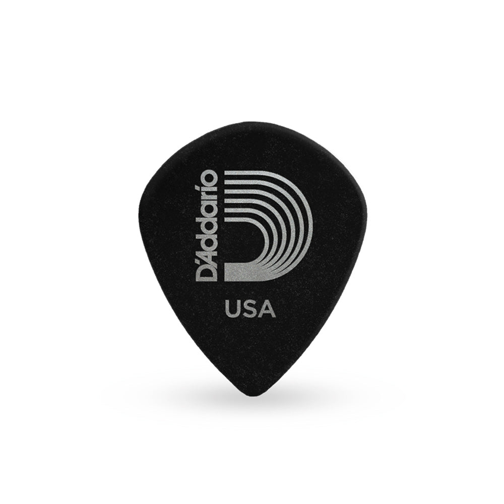 D'Addario Black Ice Jazzギターピック 1枚入り ジャズタイプ Delrin製