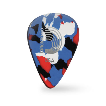 D'addario ダダリオ エナメルセルロイドギターピック 4種類の厚さ 1CMC2/4/6/7