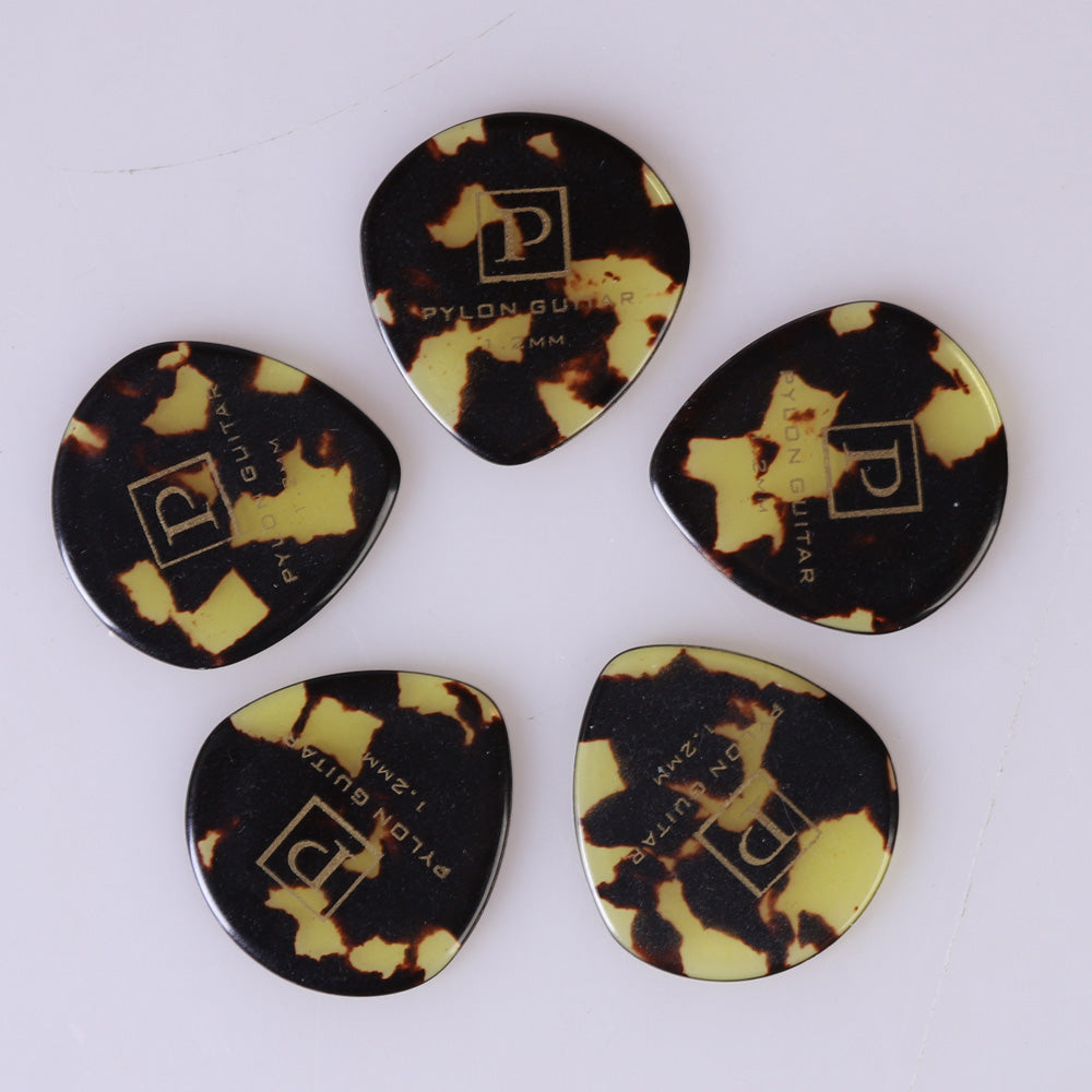 PYLON セルロイド ギターピック 1.2mm ジャズタイプ  6枚セット 生産終了モデル