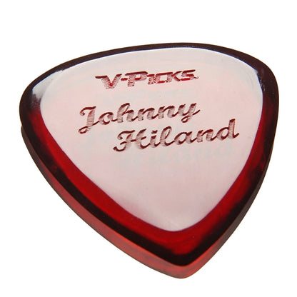 V-Picks JHPO ギターピック ジョニー・ヒランド サイン入り ルビーレッドセミトランスペアレント 2.75mm 1枚入り