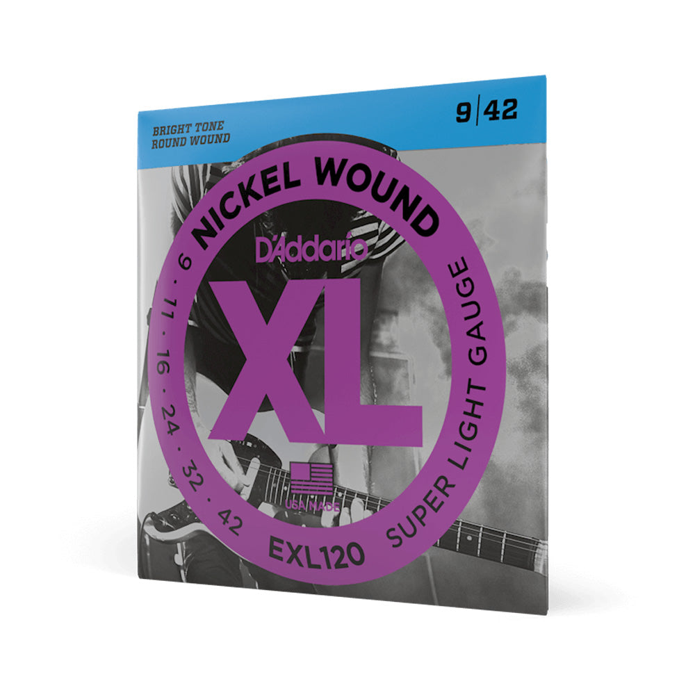D'Addario EXL120 エレキギター弦 09-42 Super Light