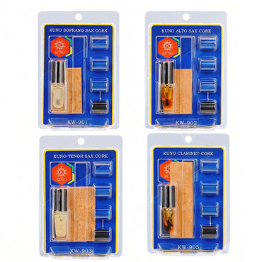 九野 くノ  KUNO 楽器用ネックコルク 交換7点セット ソプラノ/アルト/テナーサックス・クラリネット用