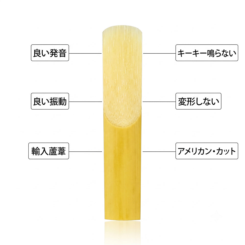 九野 くノ  KUNO アルトサックス用 ケーンリード 2.5号 5枚入 KRA-425/325
