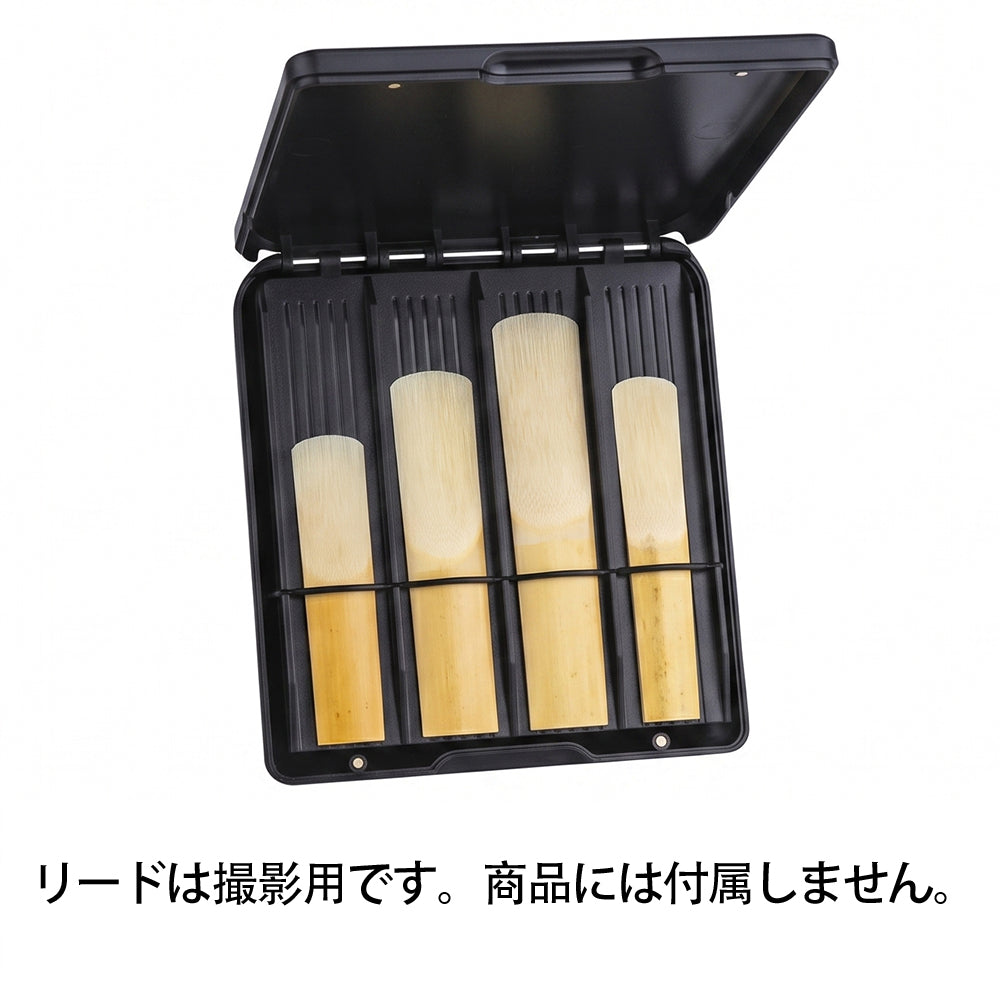 九野 くノ  KUNO KR-901 兼用リードケース マットブラック・ゴムバンド固定・8枚収納