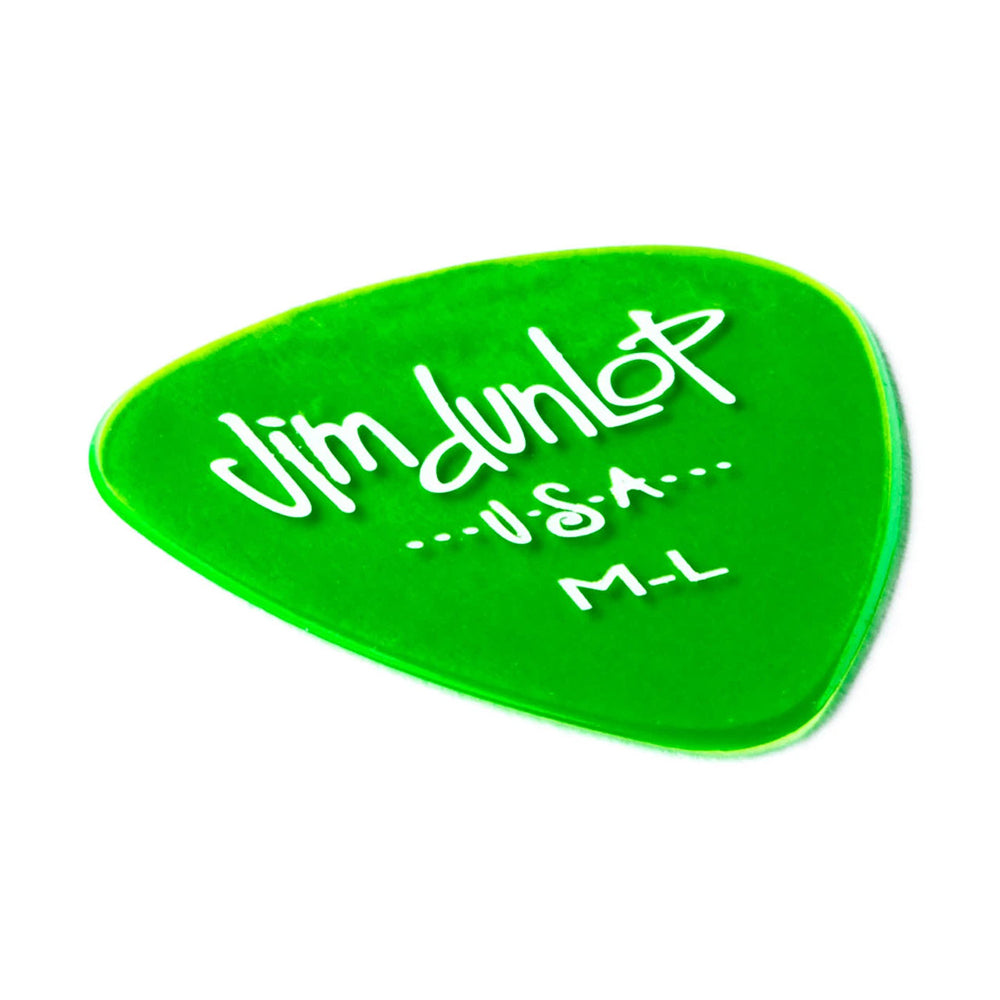 Jim Dunlop Gels ポリカーボネート ティアドロップ ピック 5ゲージ展開 6枚入り