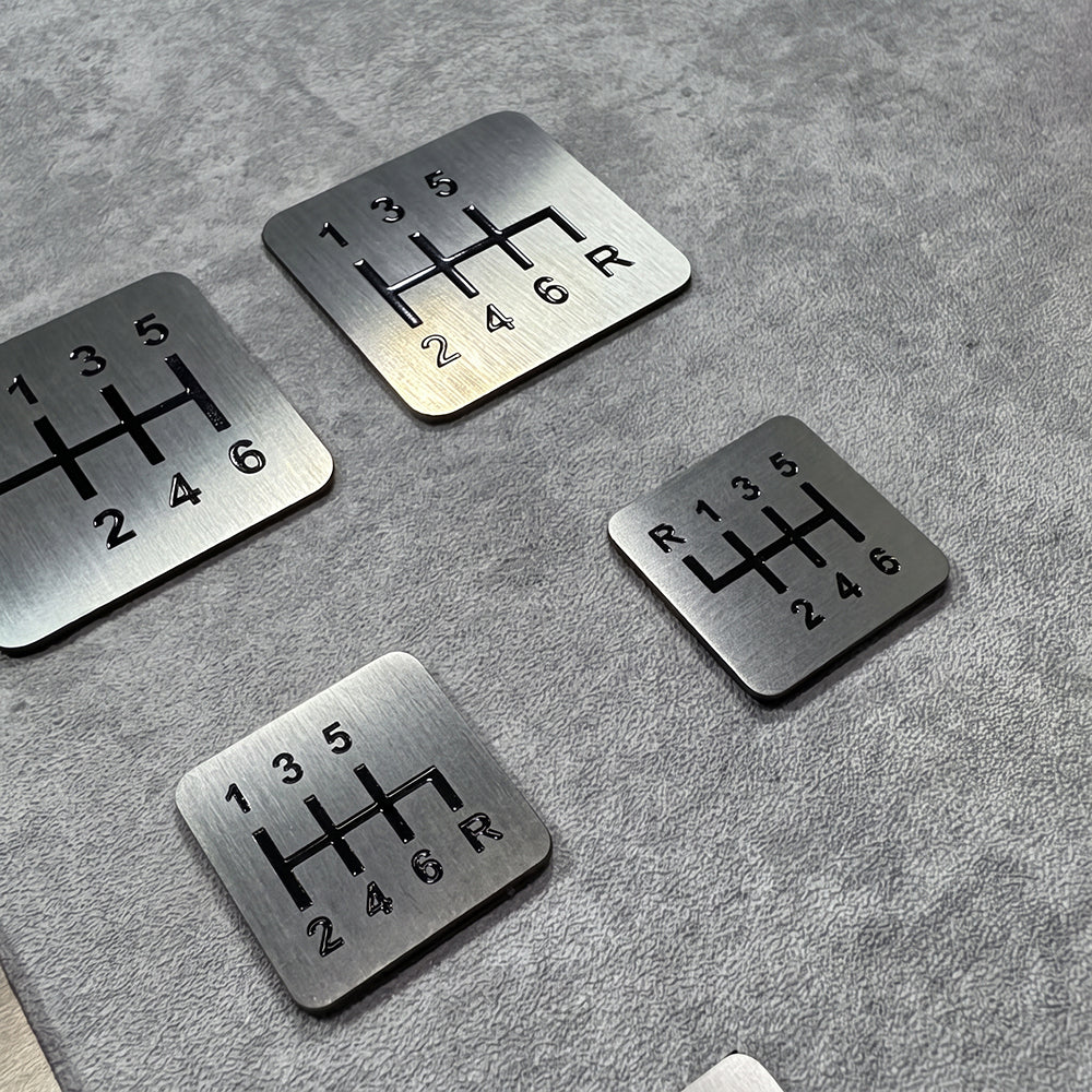 GK FACTORY シフトパターンプレート 5MT/6MT/7MT 対応 ステンレス製