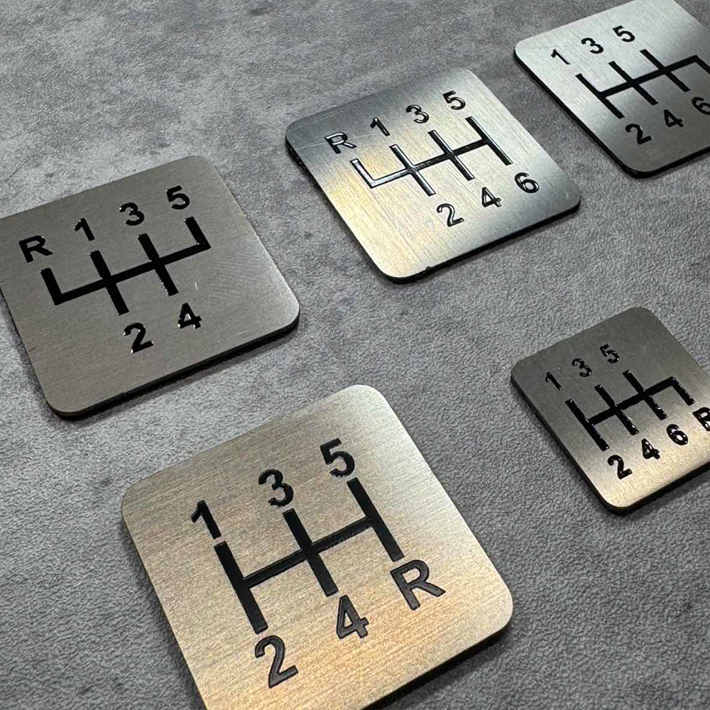 GK FACTORY シフトパターンプレート 5MT/6MT/7MT 対応 ステンレス製
