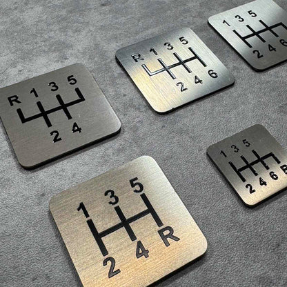 GK FACTORY シフトパターンプレート 5MT/6MT/7MT 対応 ステンレス製