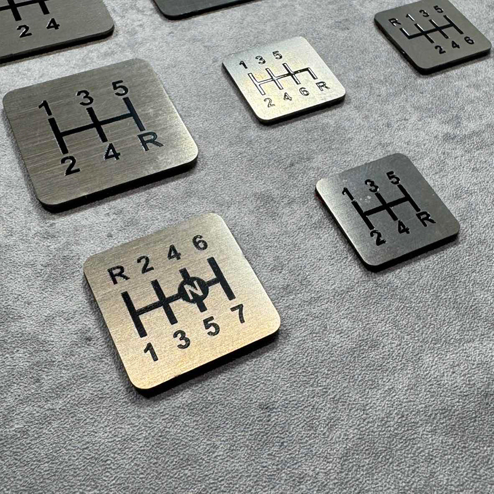 GK FACTORY シフトパターンプレート 5MT/6MT/7MT 対応 ステンレス製