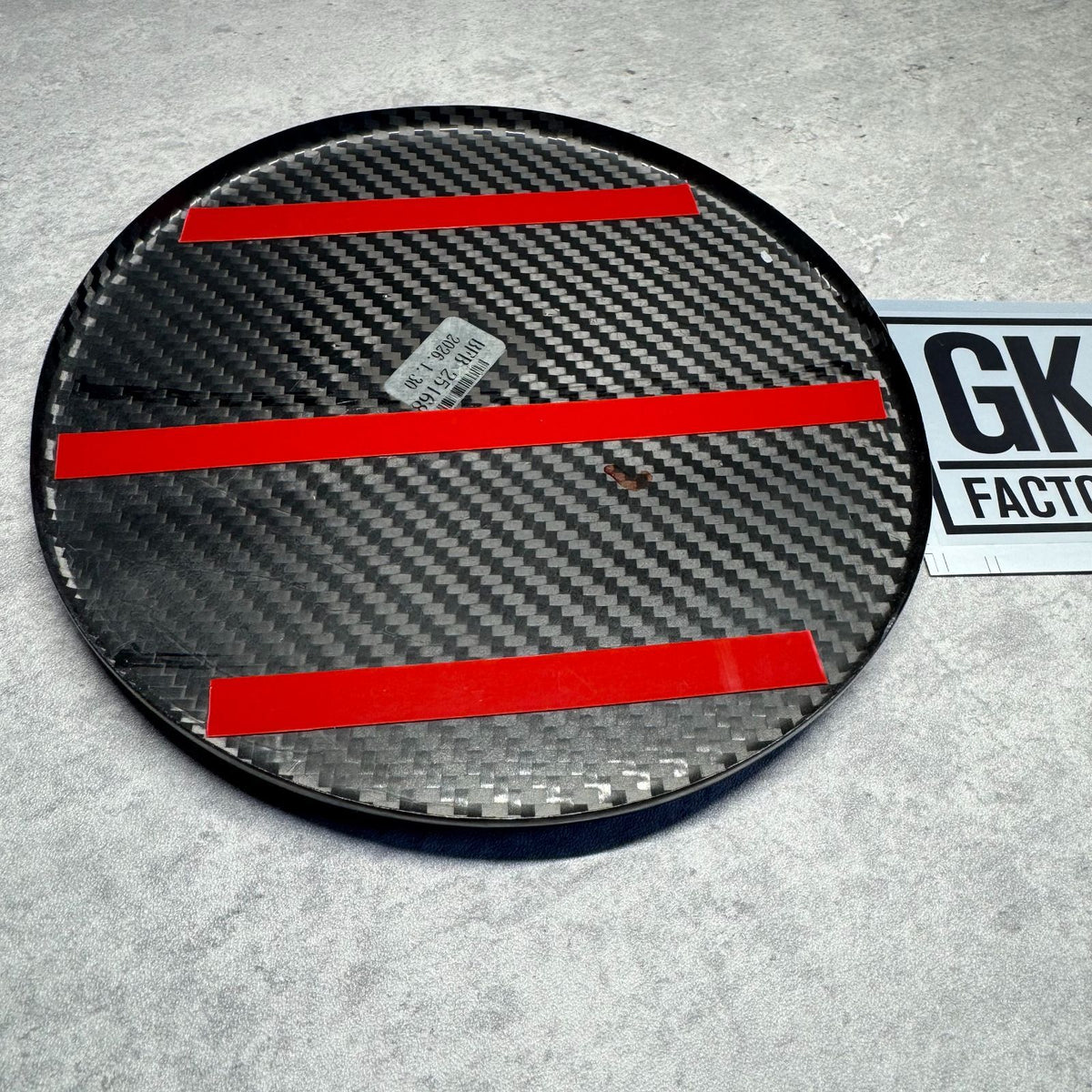GK FACTORY トヨタ GRヤリス GR YARIS GEN2 カーボン製 フューエルリッドカバー 給油口カバー