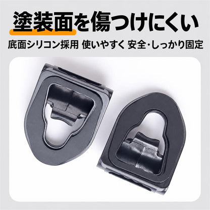 KZIAI ギター ストラップロック 脱落防止 2WAY取付 ケーブルホルダー付き