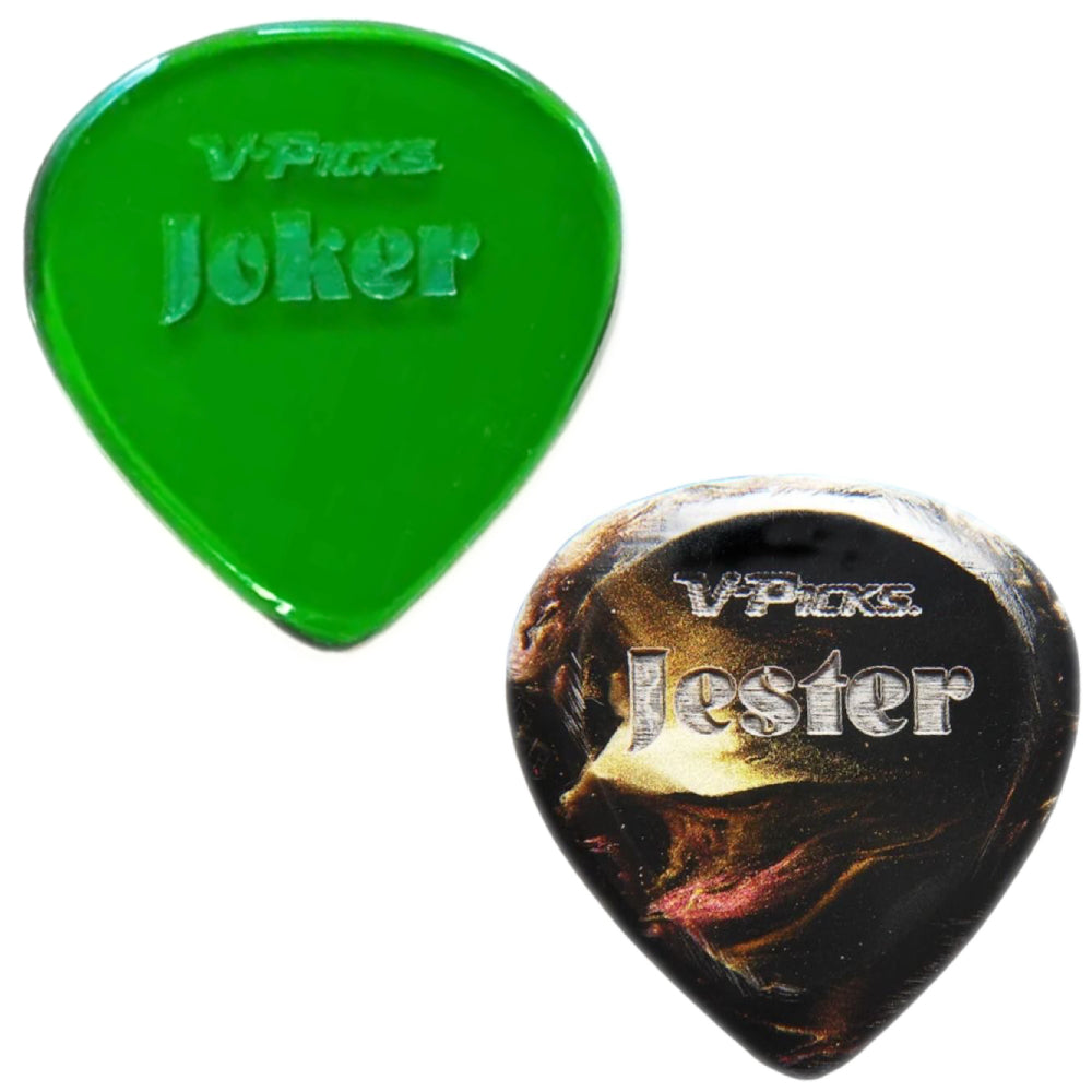 V-Picks Joker/Jester 小さな涙滴型エレキギターピック 1.5mm/3.0mm