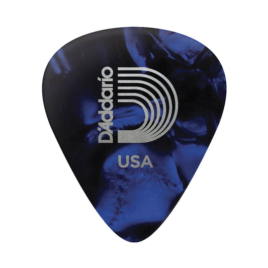 D'addario ダダリオ ブルーセルロイドギターピック 4種類の厚さ 1CBUP2/4/6/7 1枚入り
