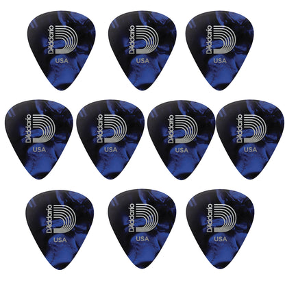 D'addario ダダリオ ブルーセルロイドギターピック 4種類の厚さ 1CBUP2/4/6/7