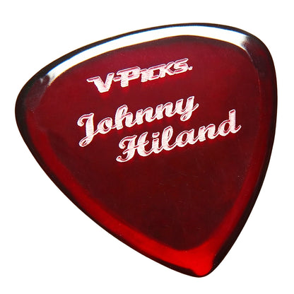 V-Picks JHPO ギターピック ジョニー・ヒランド サイン入り ルビーレッドセミトランスペアレント 2.75mm 1枚入り