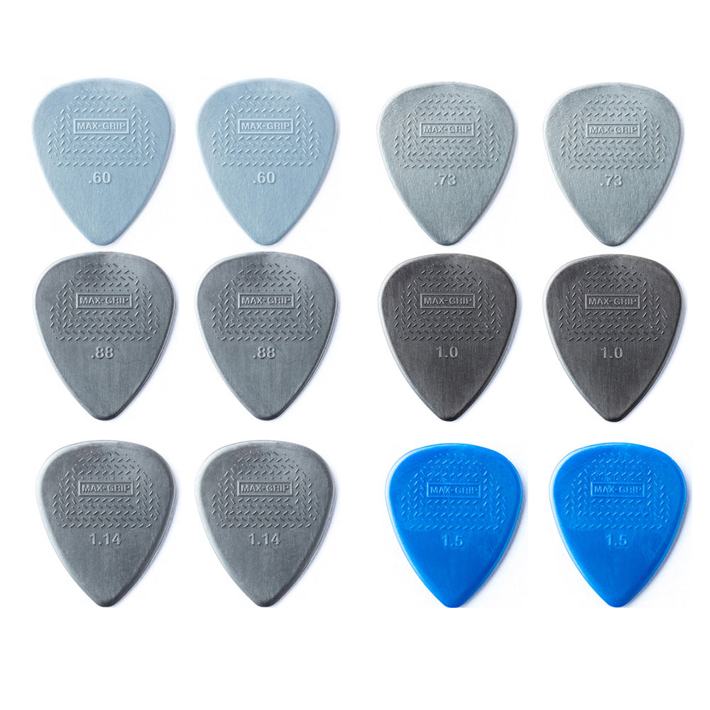 Jim Dunlop PVP449 Max-Grip ピック 12枚セット