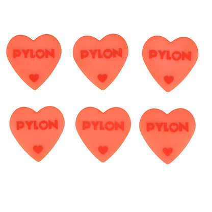 PYLON パイロン ハート ギターピック 0.50mm 6枚入り