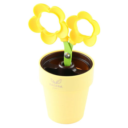 NIKKEN ニッケン刃物 COCONE緑の葉と花の形の小さなハサミLE-20G/FL-20P