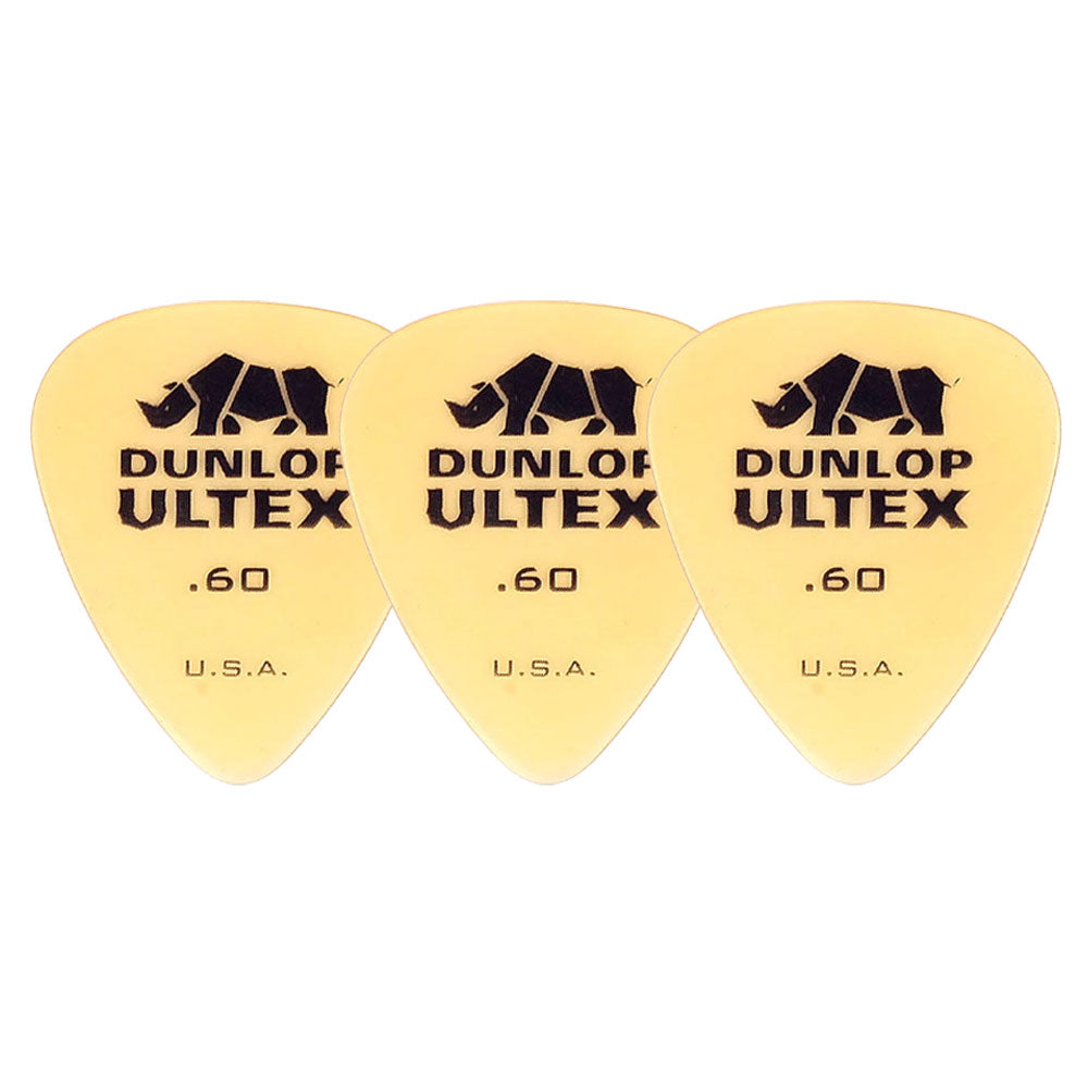 Jim Dunlop ジム ダンロップ 421R-◯◯  ギターピック ライノ スタンダード 透明イエロー 3枚入り