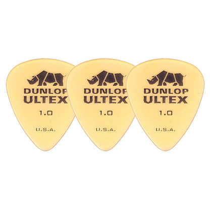 Jim Dunlop ジム ダンロップ 421R-◯◯  ギターピック ライノ スタンダード 透明イエロー 3枚入り