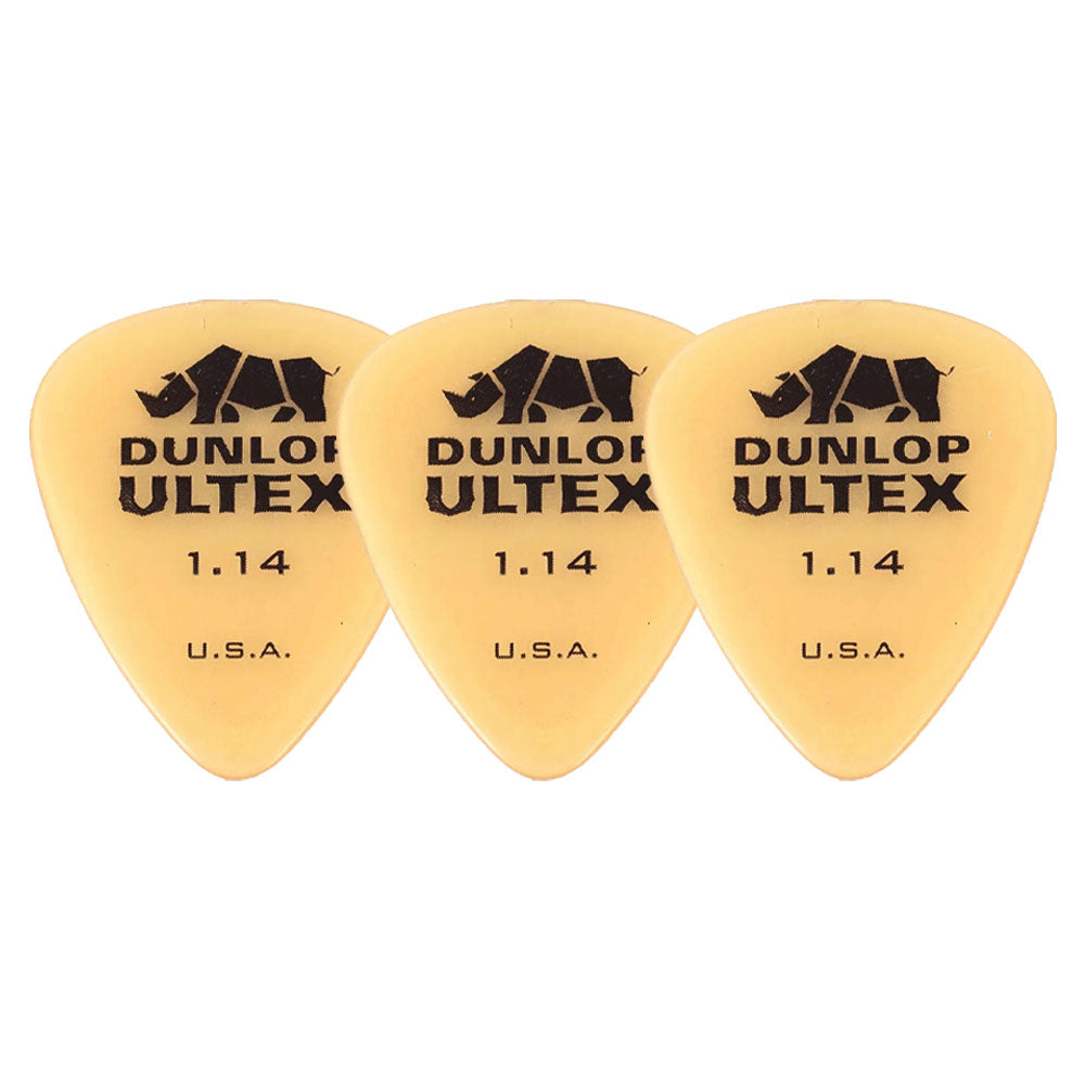 Jim Dunlop ジム ダンロップ 421R-◯◯  ギターピック ライノ スタンダード 透明イエロー 3枚入り
