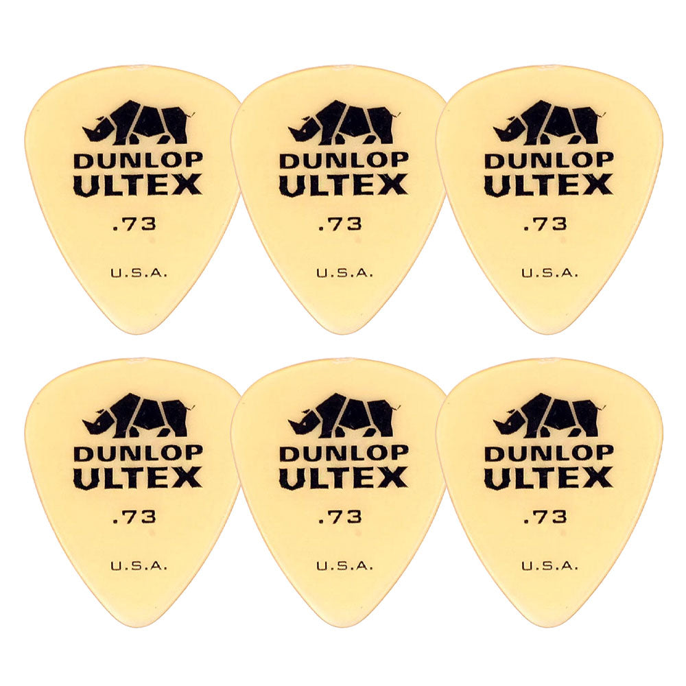 Jim Dunlop ジム ダンロップ 421R-◯◯  ギターピック ライノ スタンダード 透明イエロー 6枚入り