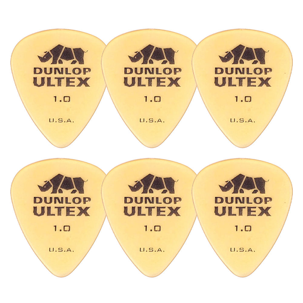 Jim Dunlop ジム ダンロップ 421R-◯◯  ギターピック ライノ スタンダード 透明イエロー 6枚入り