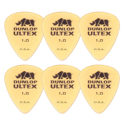 Jim Dunlop ジム ダンロップ 421R-◯◯  ギターピック ライノ スタンダード 透明イエロー 6枚入り