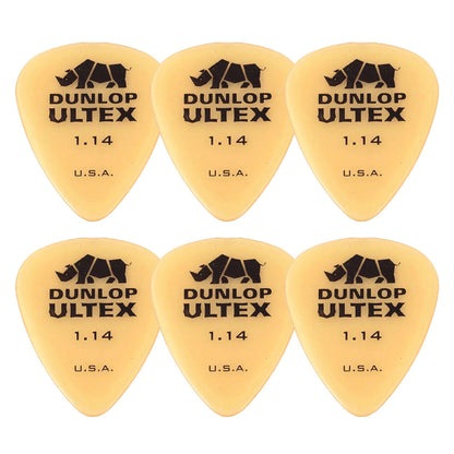 Jim Dunlop ジム ダンロップ 421R-◯◯  ギターピック ライノ スタンダード 透明イエロー 6枚入り