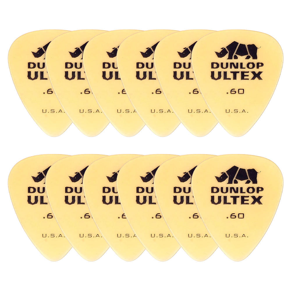 Jim Dunlop ジム ダンロップ 421R-◯◯  ギターピック ライノ スタンダード 透明イエロー 12枚入り