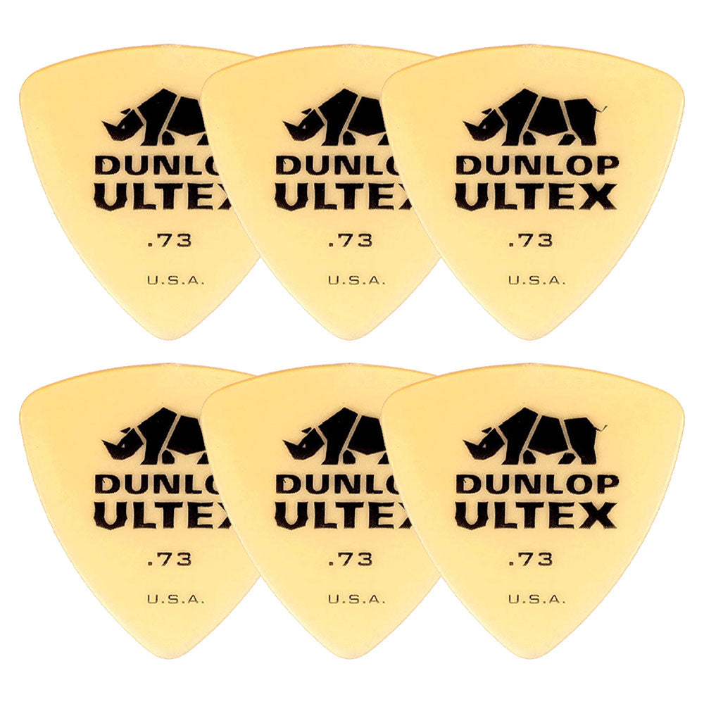 Jim Dunlop ジム ダンロップ 426R-◯◯ ギターピック ライノトライアングル 透明イエロー 6枚入り