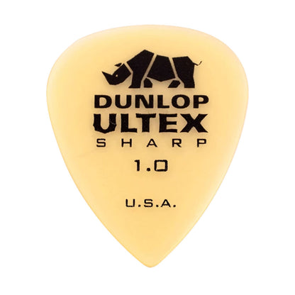 Jim Dunlop ジム ダンロップ 433R-◯◯ ギターピック ライノホーン先端 透明イエロー 1枚入り