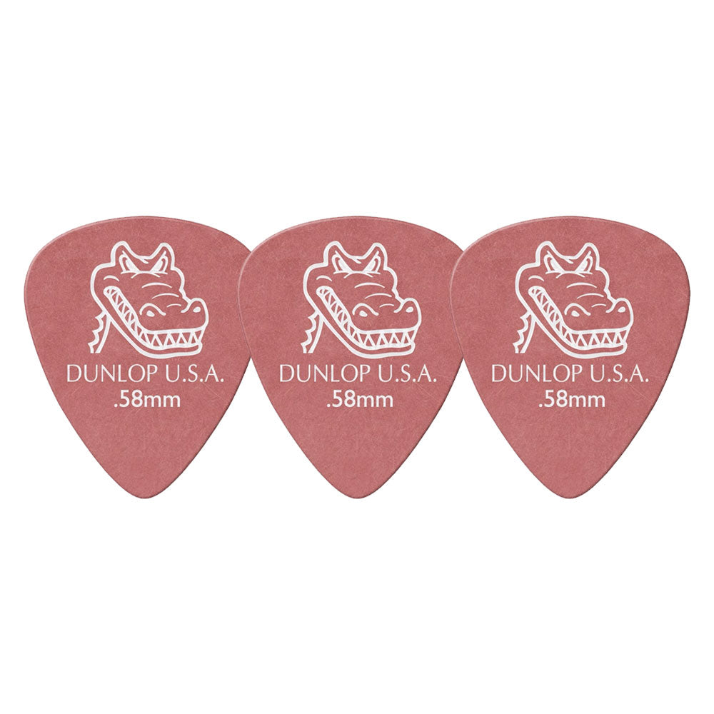 Jim Dunlop ジム ダンロップ 417R-◯◯ ギターピック GATOR GRIP STANDARD 3枚入り