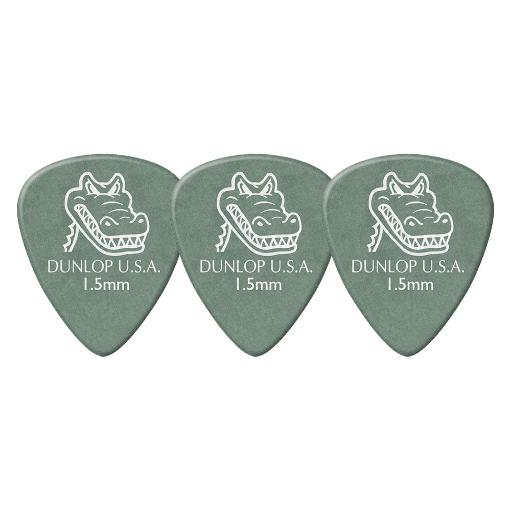 Jim Dunlop ジム ダンロップ 417R-◯◯ ギターピック GATOR GRIP STANDARD 3枚入り
