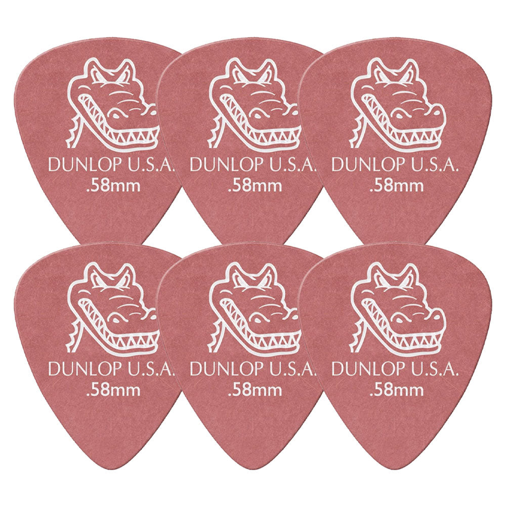 Jim Dunlop ジム ダンロップ 417R-◯◯ ギターピック ゲイターグリップ スタンダード 6枚入り