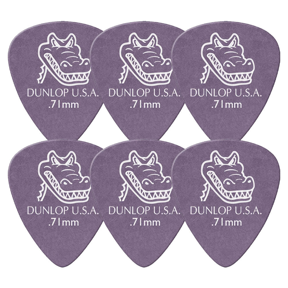 Jim Dunlop ジム ダンロップ 417R-◯◯ ギターピック ゲイターグリップ スタンダード 6枚入り