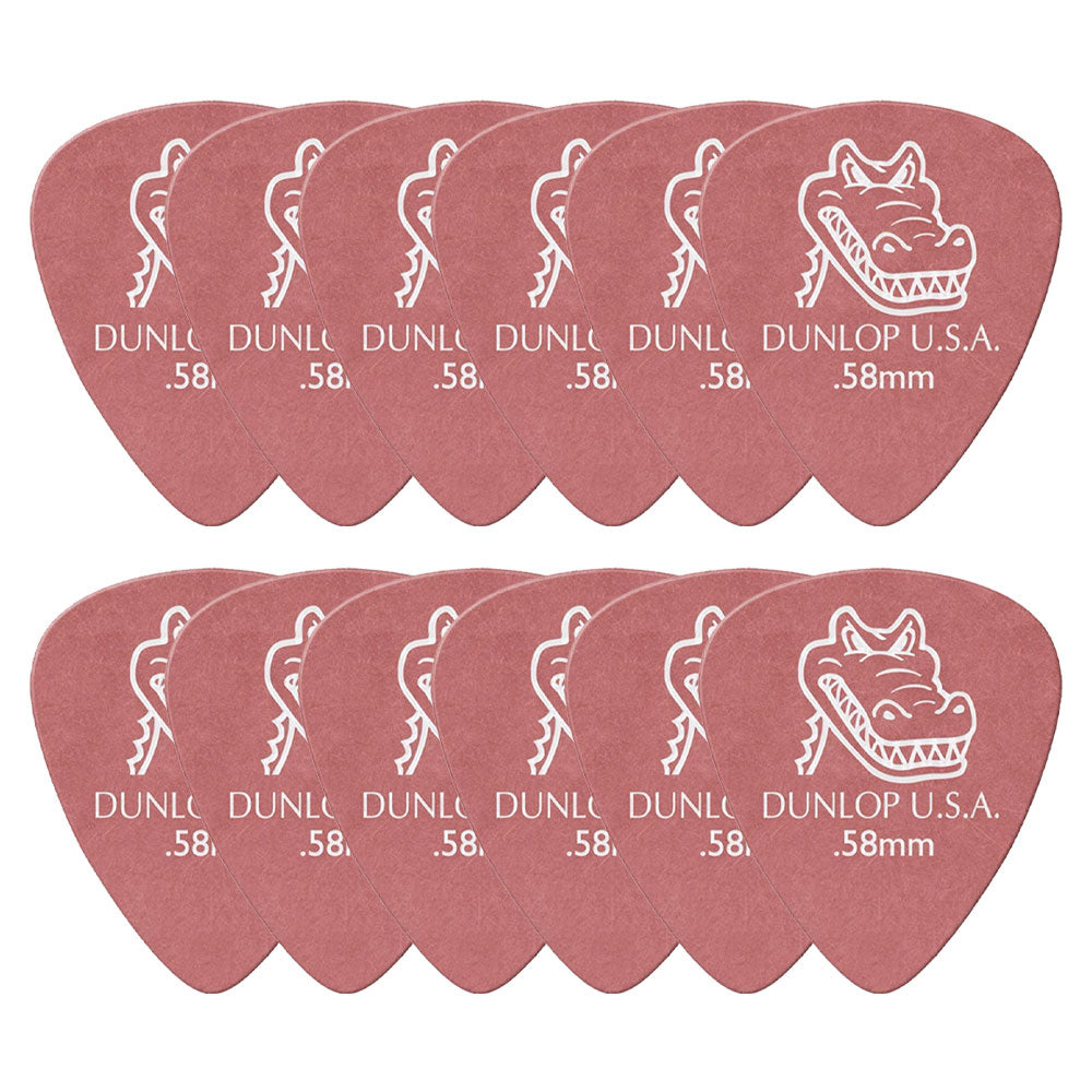 Jim Dunlop ジム ダンロップ 417R-◯◯ ギターピック GATOR GRIP STANDARD  12枚入り