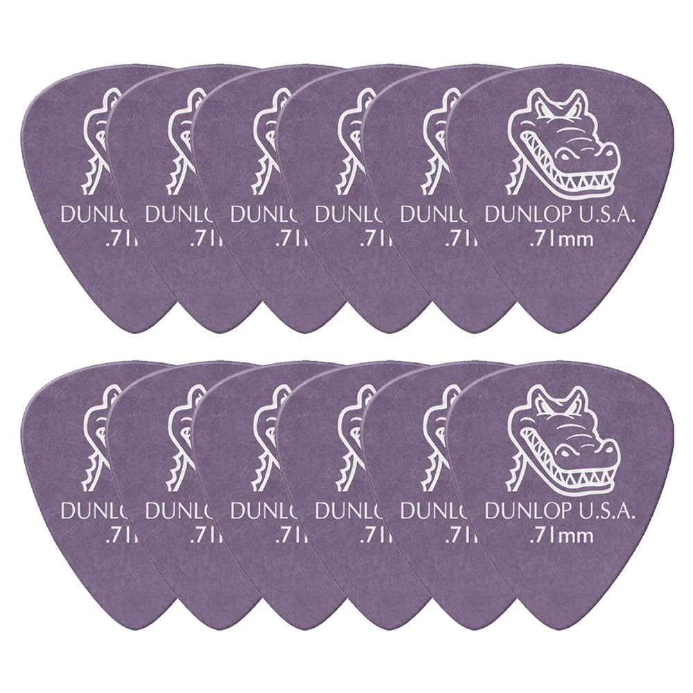 Jim Dunlop ジム ダンロップ 417R-◯◯ ギターピック GATOR GRIP STANDARD  12枚入り