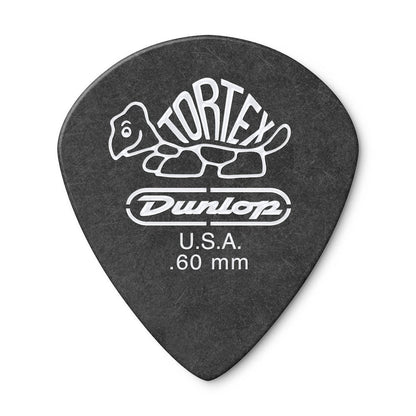 Jim Dunlop ジム ダンロップ 482R TORTEX Pitch Black Jazz III ジャズタイプギター ピック 1枚入り
