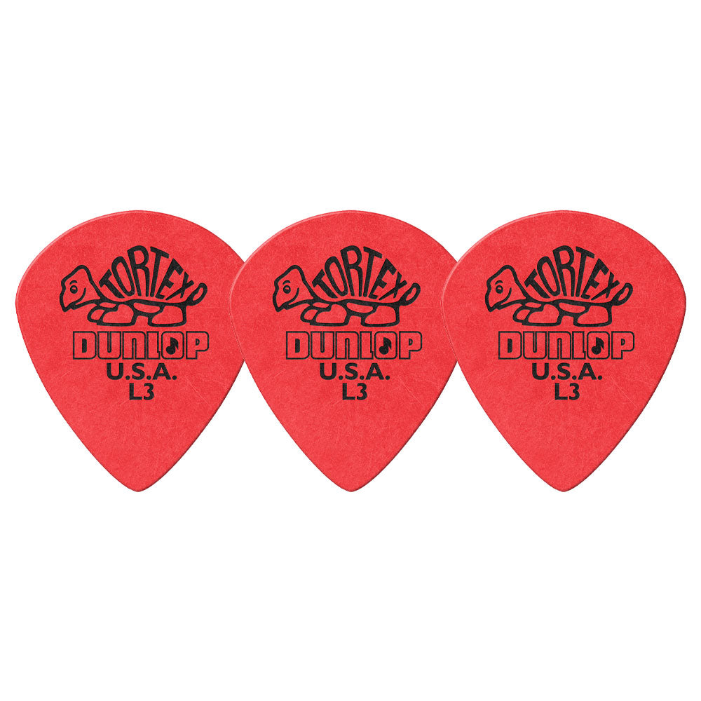 Jim Dunlop ジム ダンロップ 472R TORTEX Jazz III ジャズタイプギター ピック 3枚入り