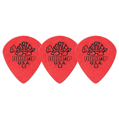 Jim Dunlop ジム ダンロップ 472R TORTEX Jazz III ジャズタイプギター ピック 3枚入り