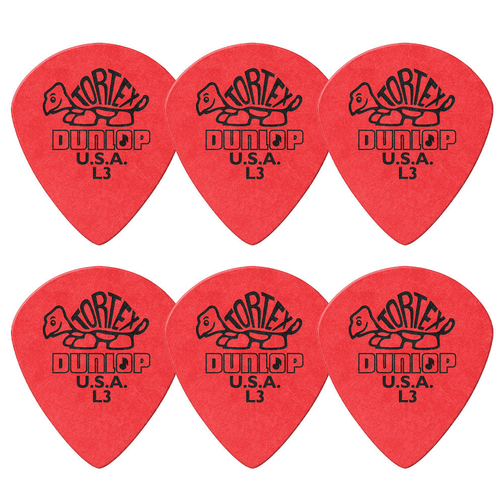 Jim Dunlop ジム ダンロップ 472R TORTEX Jazz III ジャズタイプギター ピック 6枚入り
